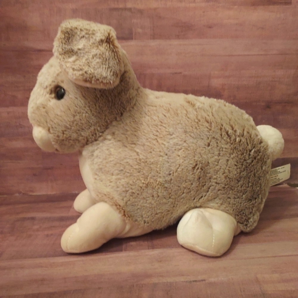HUGE! Cute & Soft Gray Grey Plush Easter Bunny Stuffed Animal Toy Easter Holiday - Picture 12 of 12